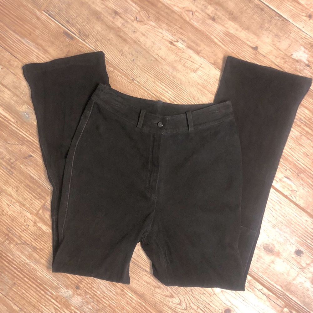 ST JOHN COLLECTION- Black Suede, Fully Lined